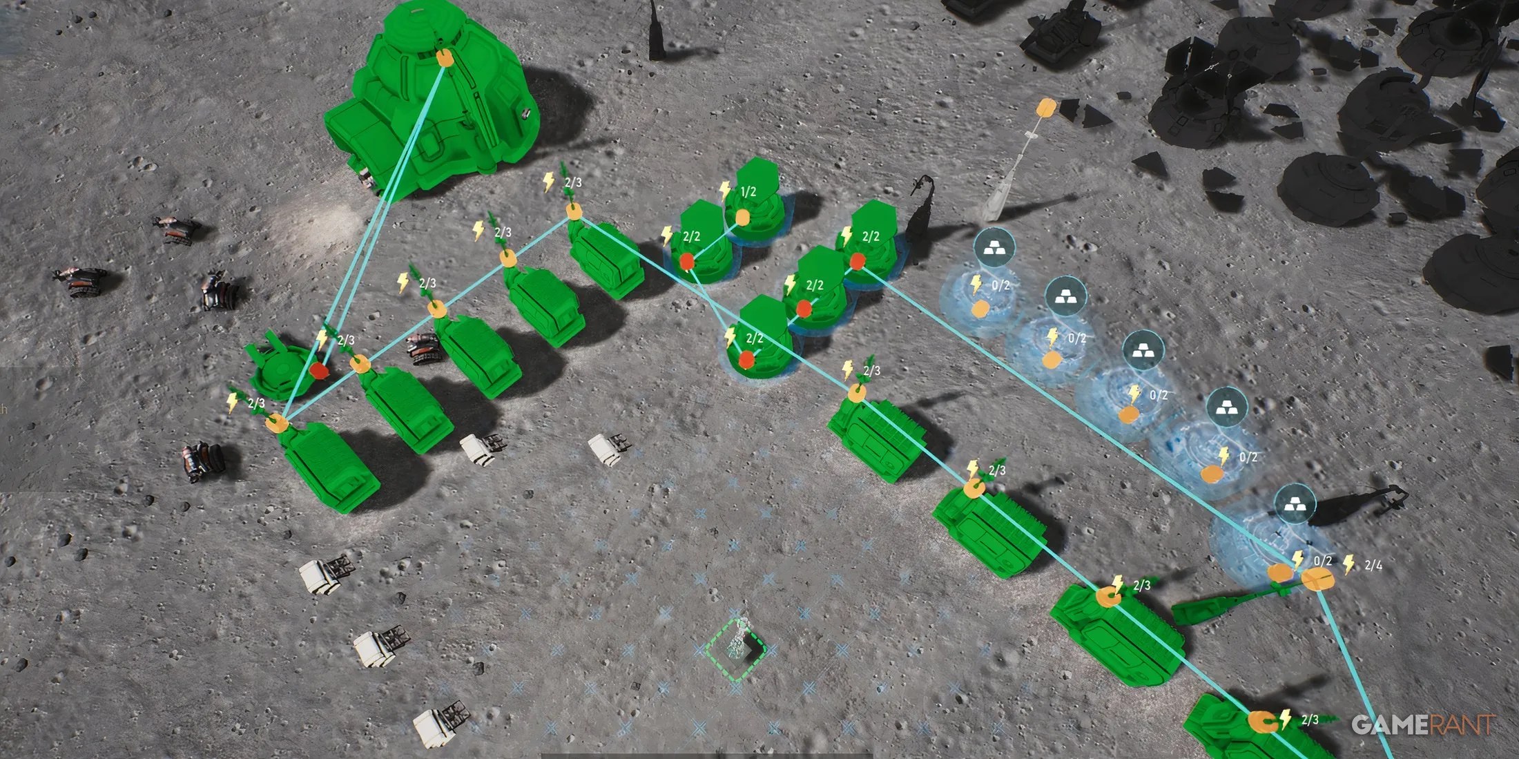 Optimize All Wiring When Building A Base In The Crust