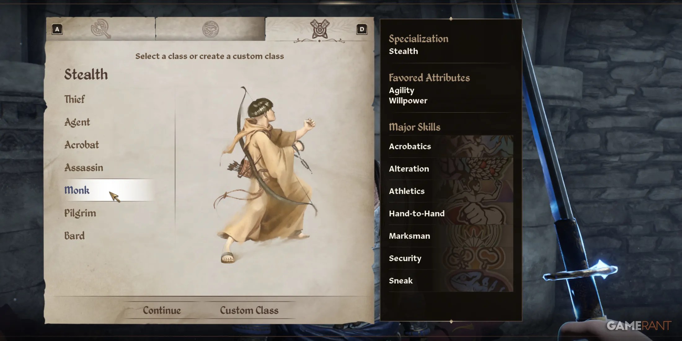 Monk stands out as a best beginner class in Oblivion Remastered, offering a stealthy, agile build focused on mobility and hand-to-hand combat
