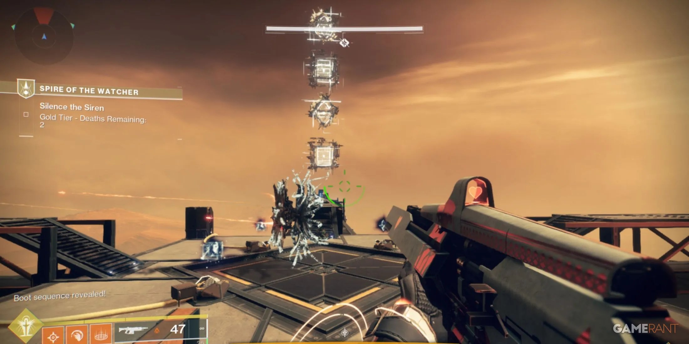 Destiny 2 Spire of the Watcher Boot Sequence