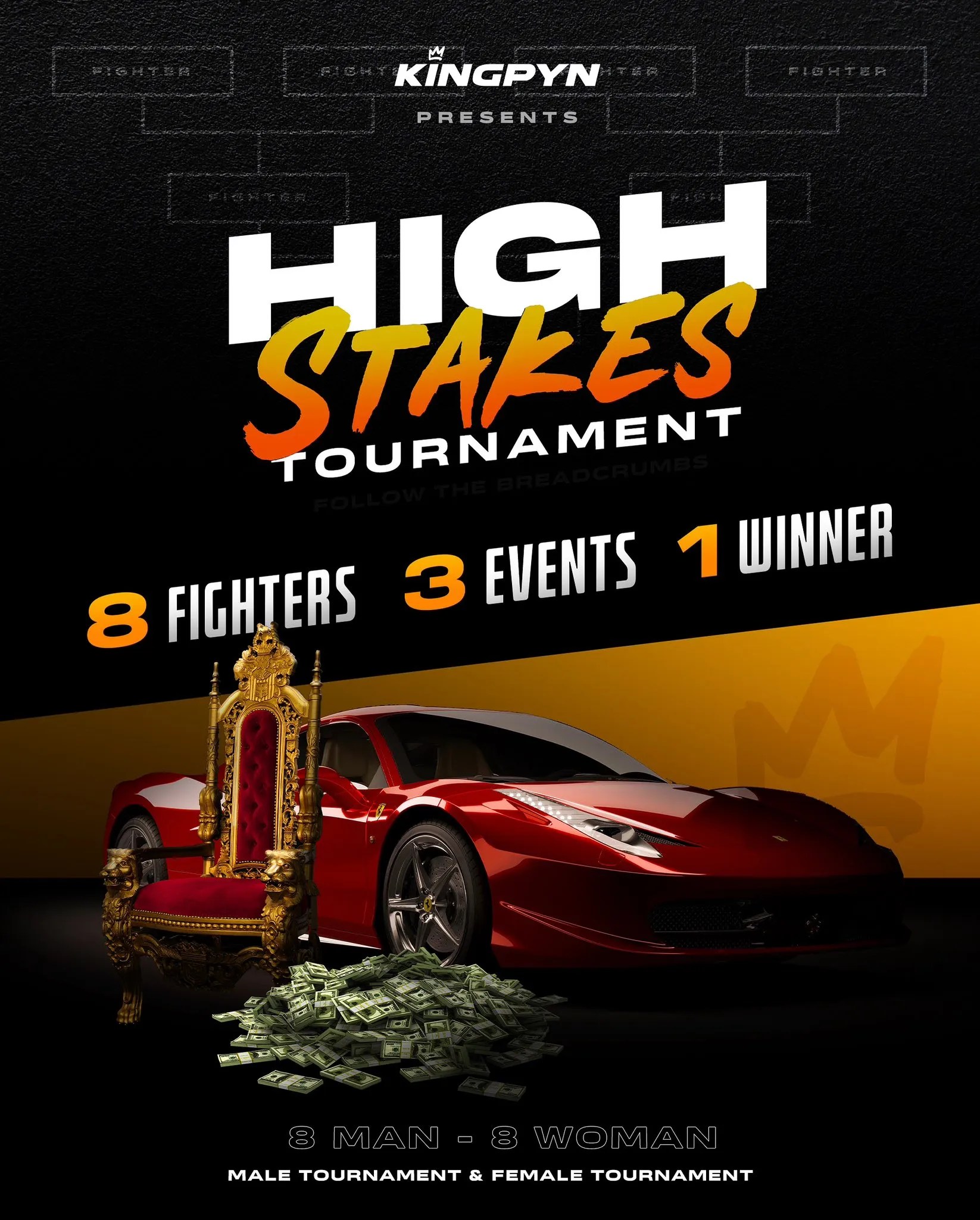 Kingpyn Boxing High Stakes Tournament Who's fighting?
