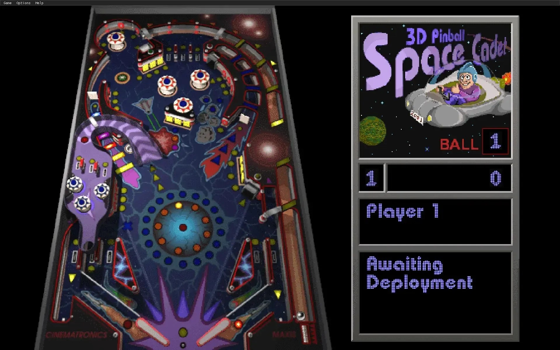 Space Cadet Pinball on Linux.