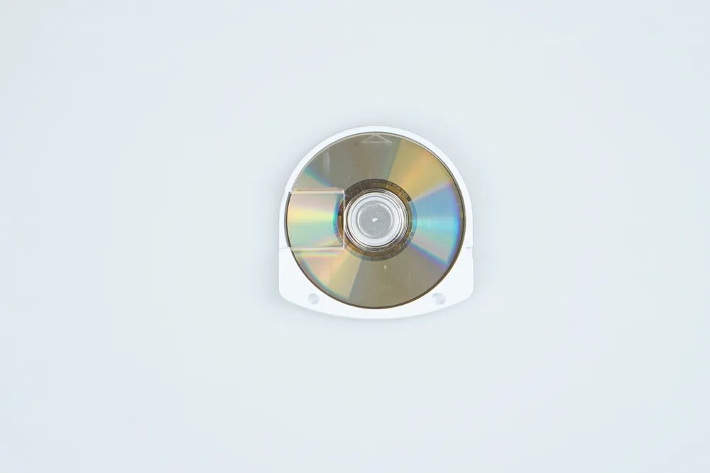 Sony UMD disk for Playstation Portable.
