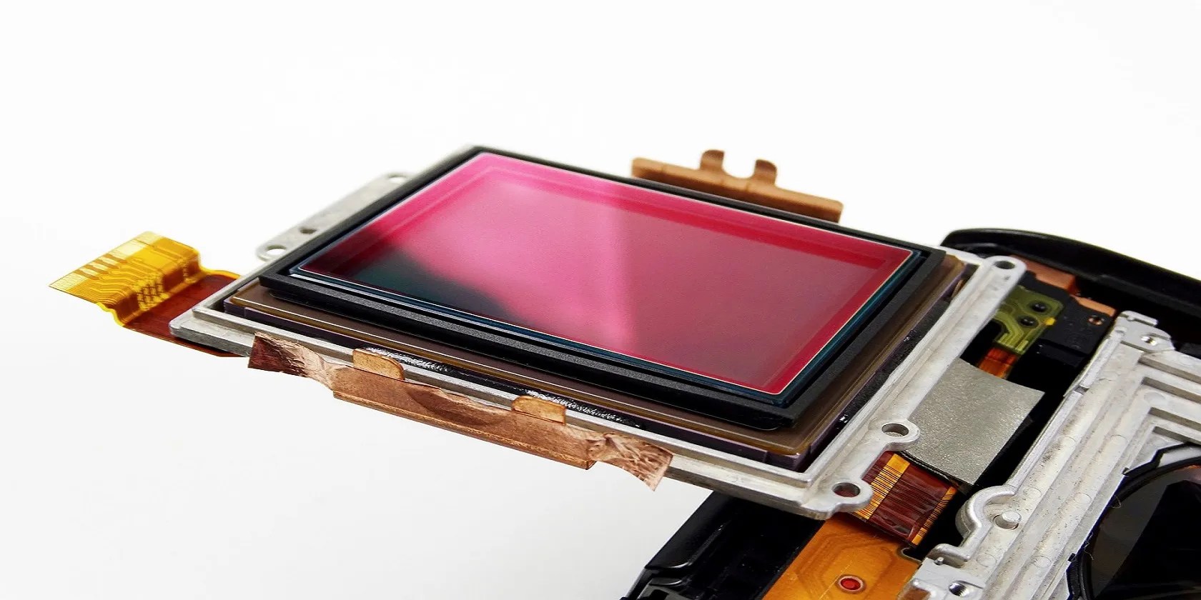 camera sensor closeup