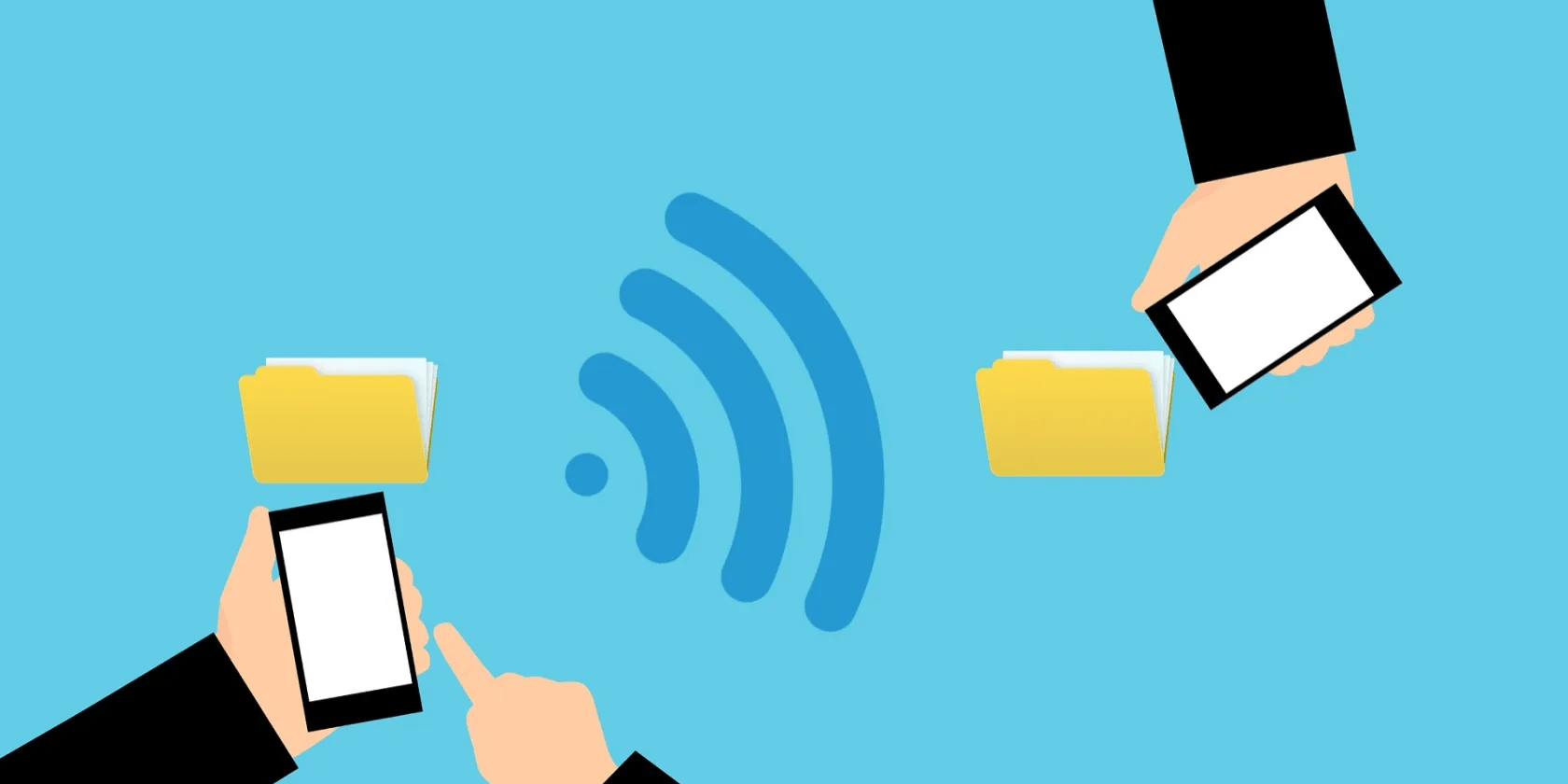 Transferring files wirelessly