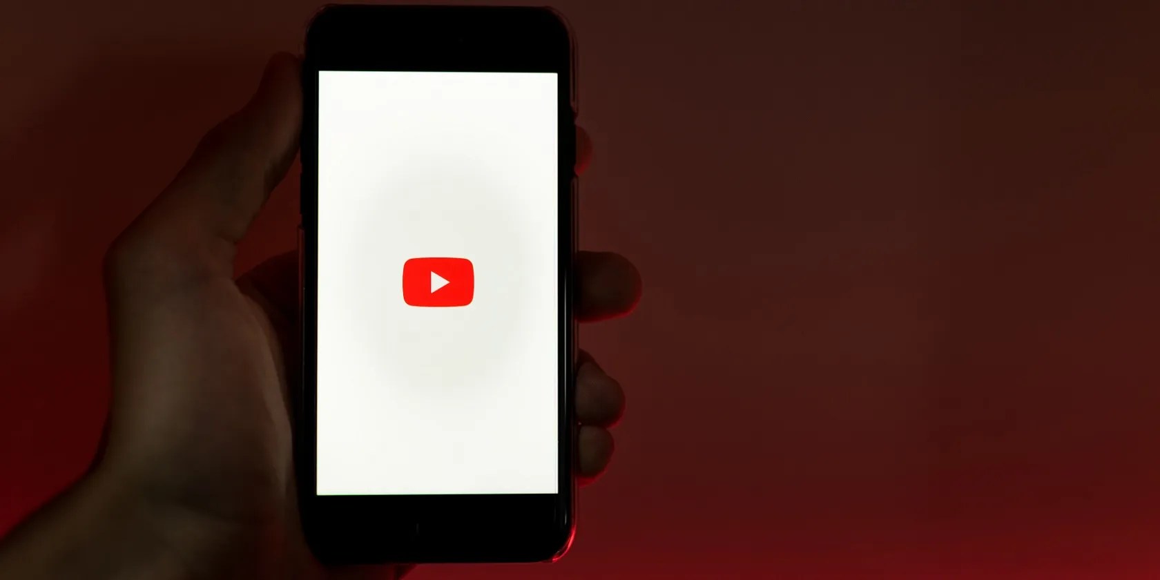 YouTube app on phone
