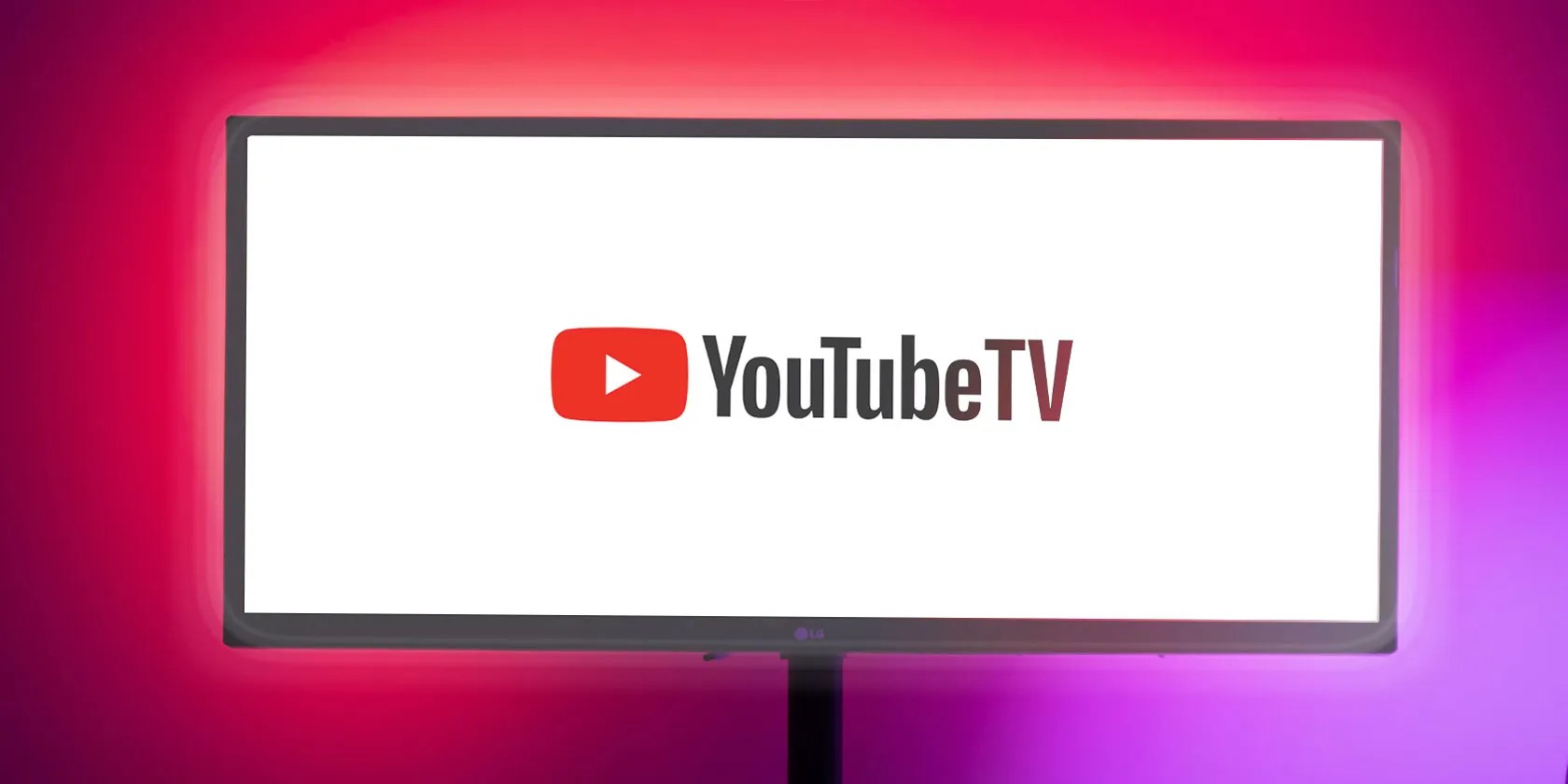 youtube tv logo on screen
