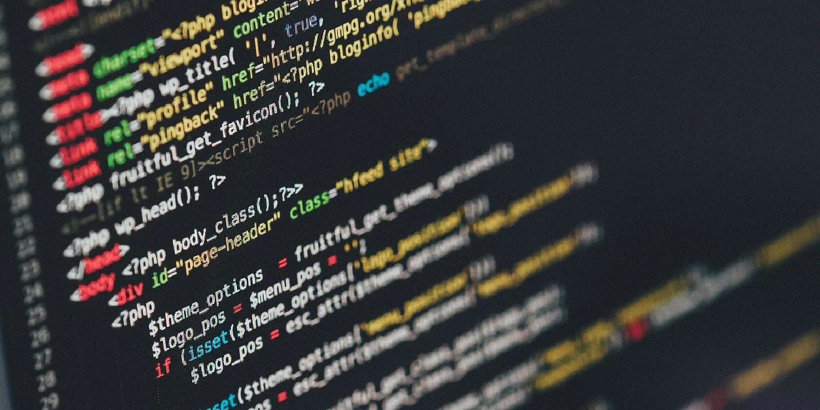 computer code screen