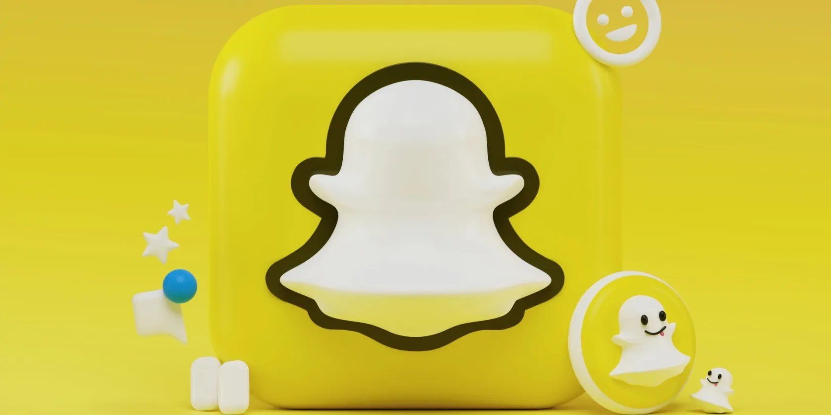 snapchat 3D logo