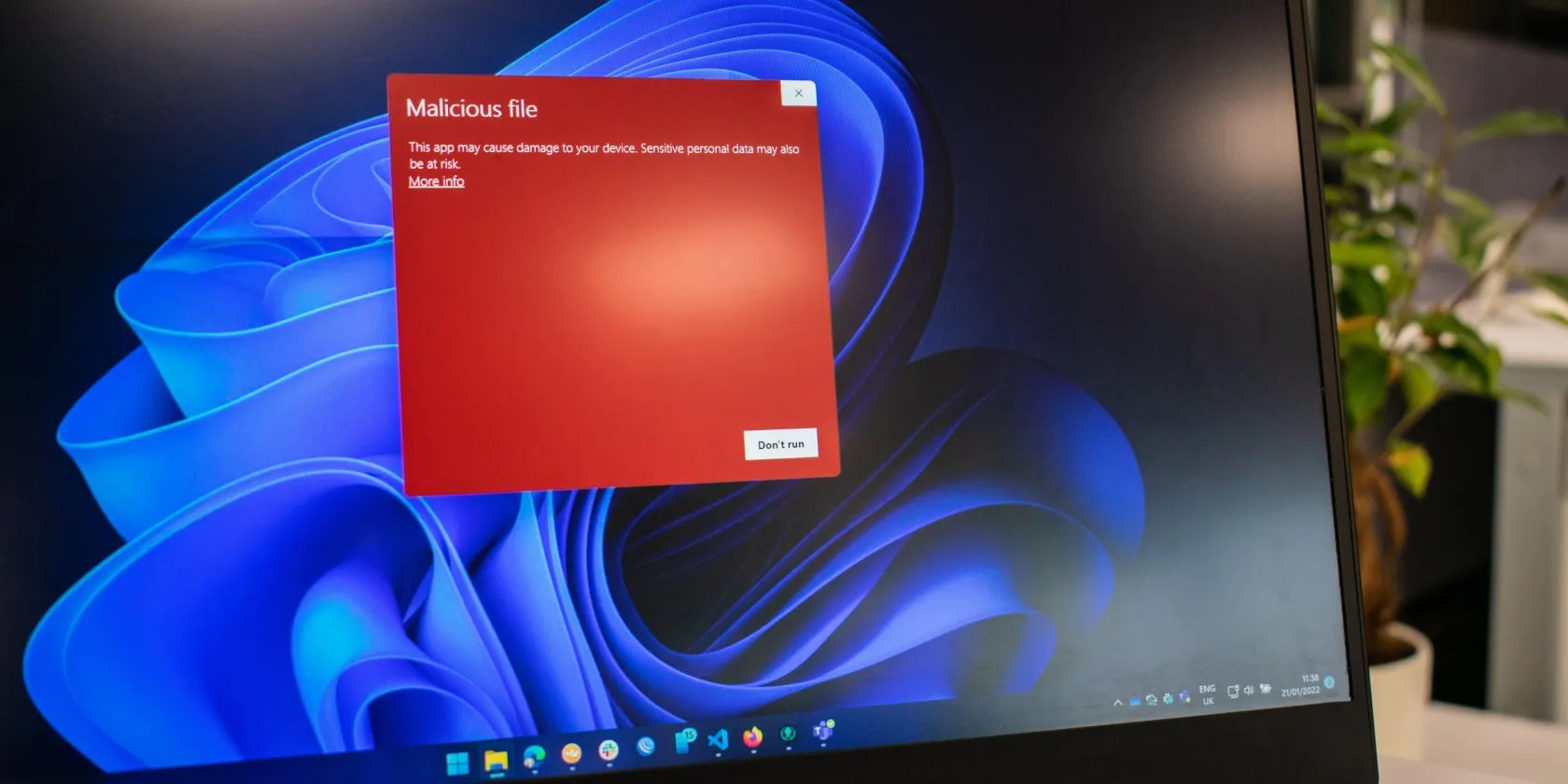 Malware Detected Prompt In Windows