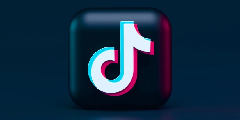 TikTok logo in 3D format