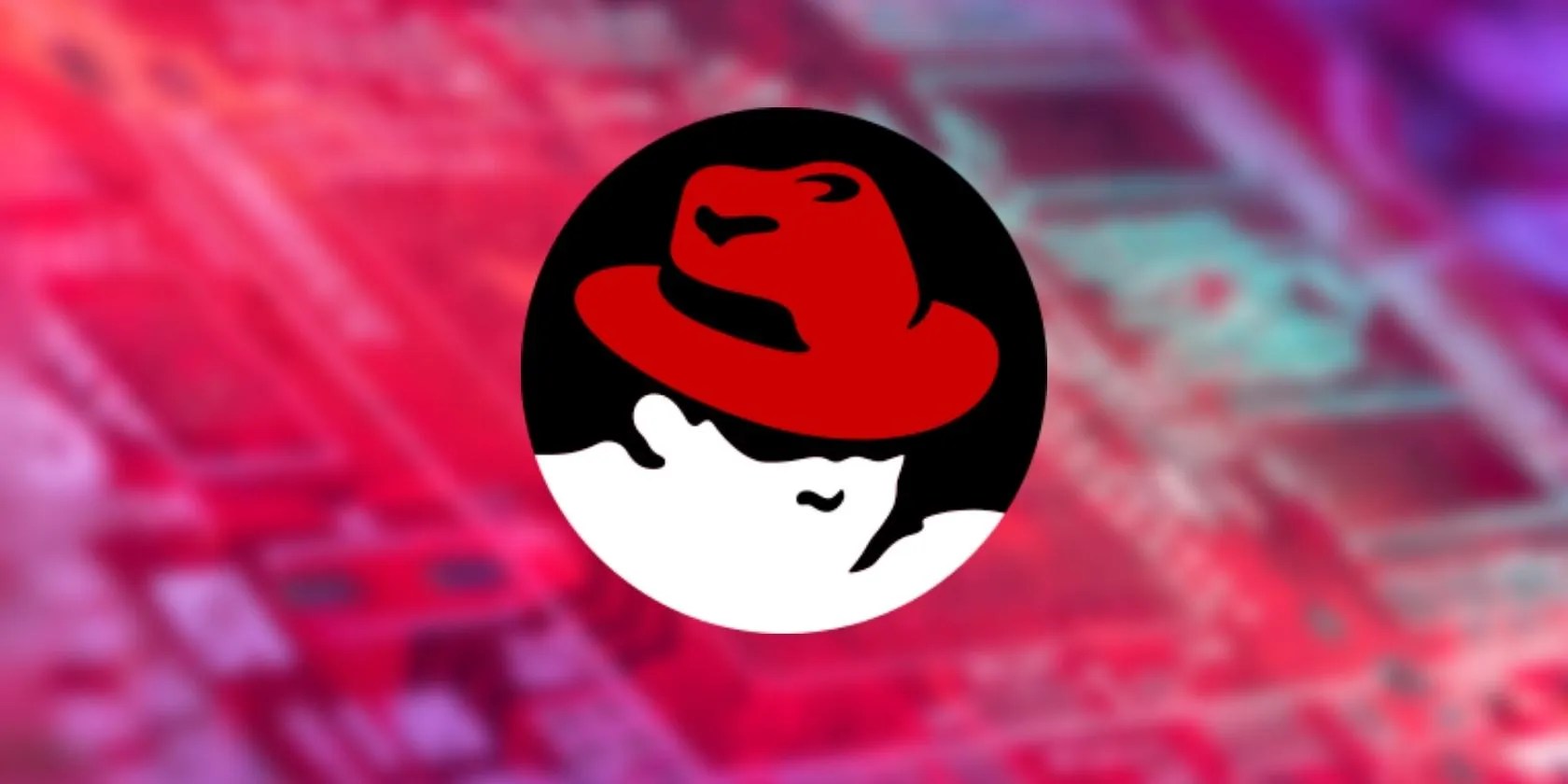 rhel logo on a background