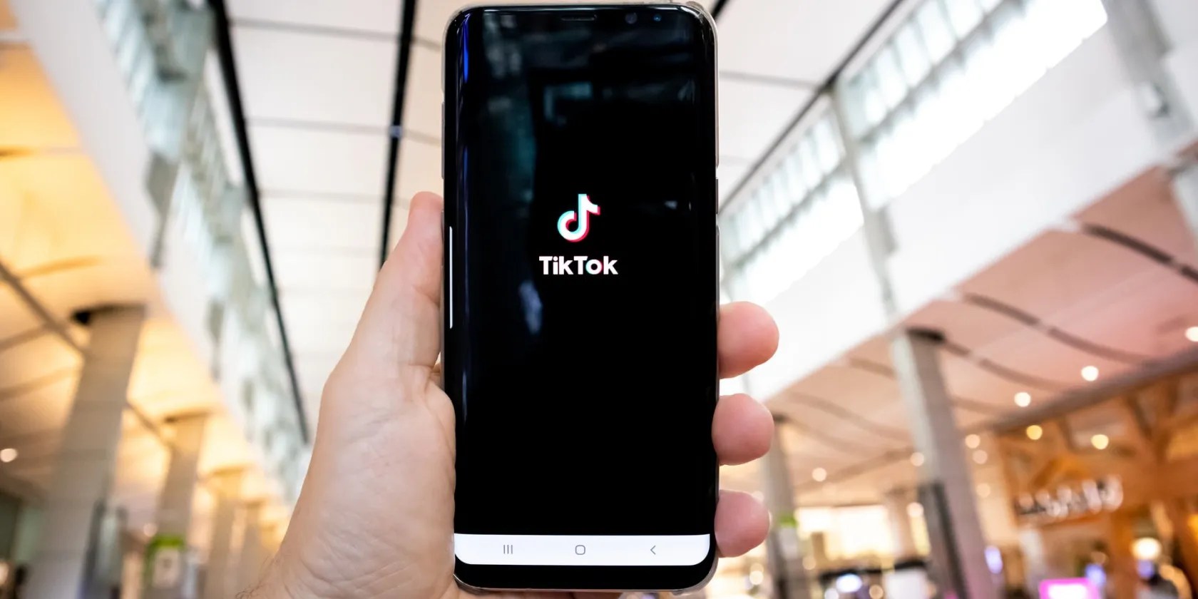 TikTok app on phone