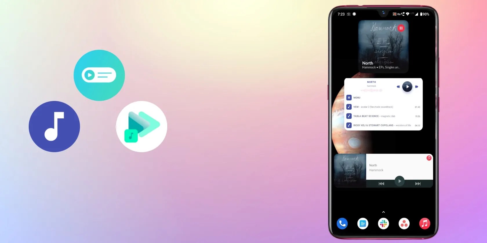 apple music widget android