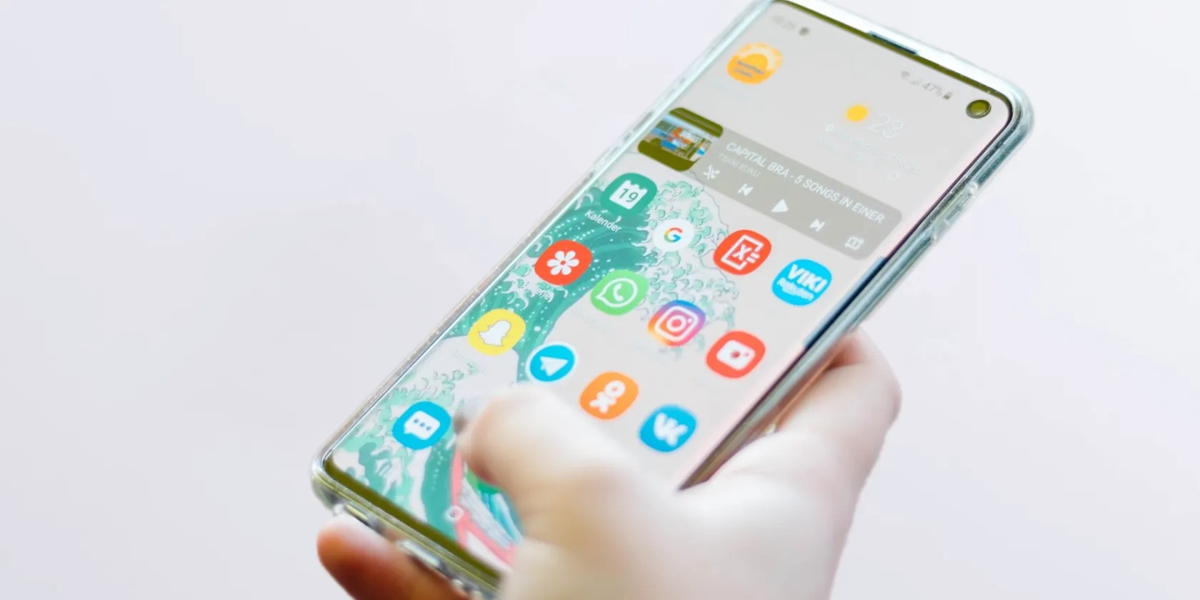 App Shortcuts and Quick Settings Menu