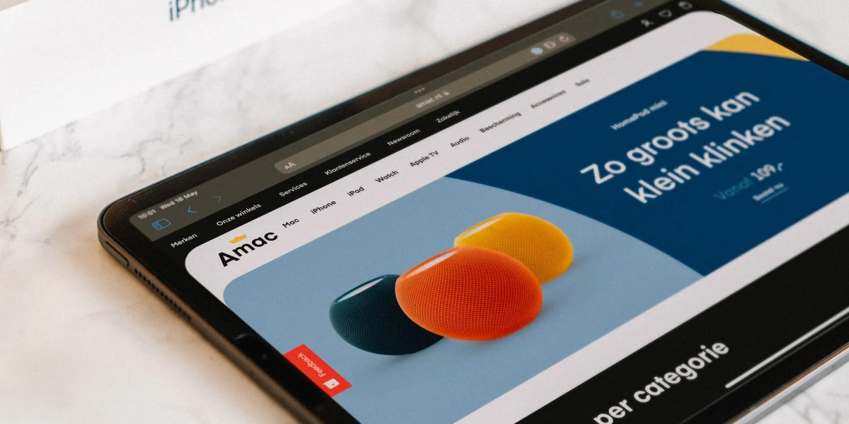 Browser Translated website