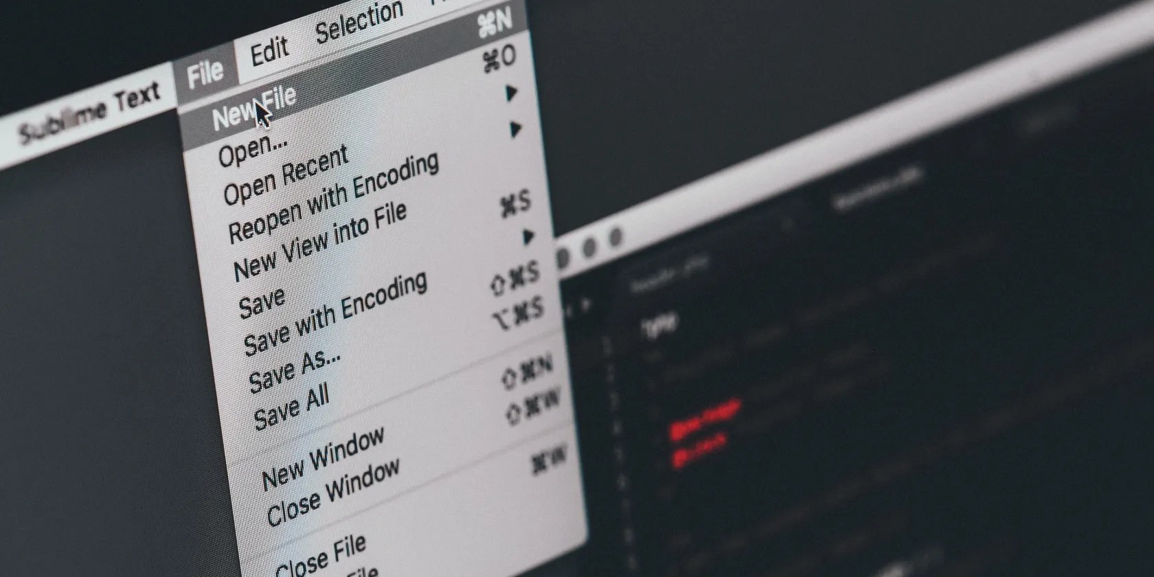 Context Menu on a Computer