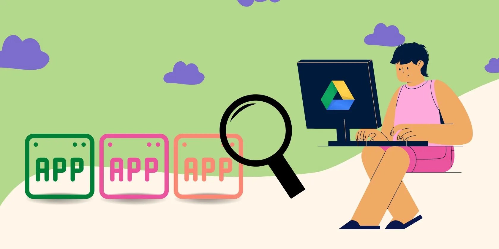 hidden apps on Google drive