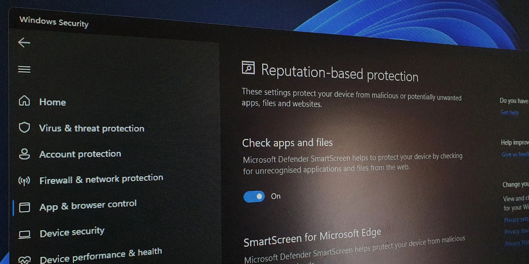 disable enable defender firewall smartscreen
