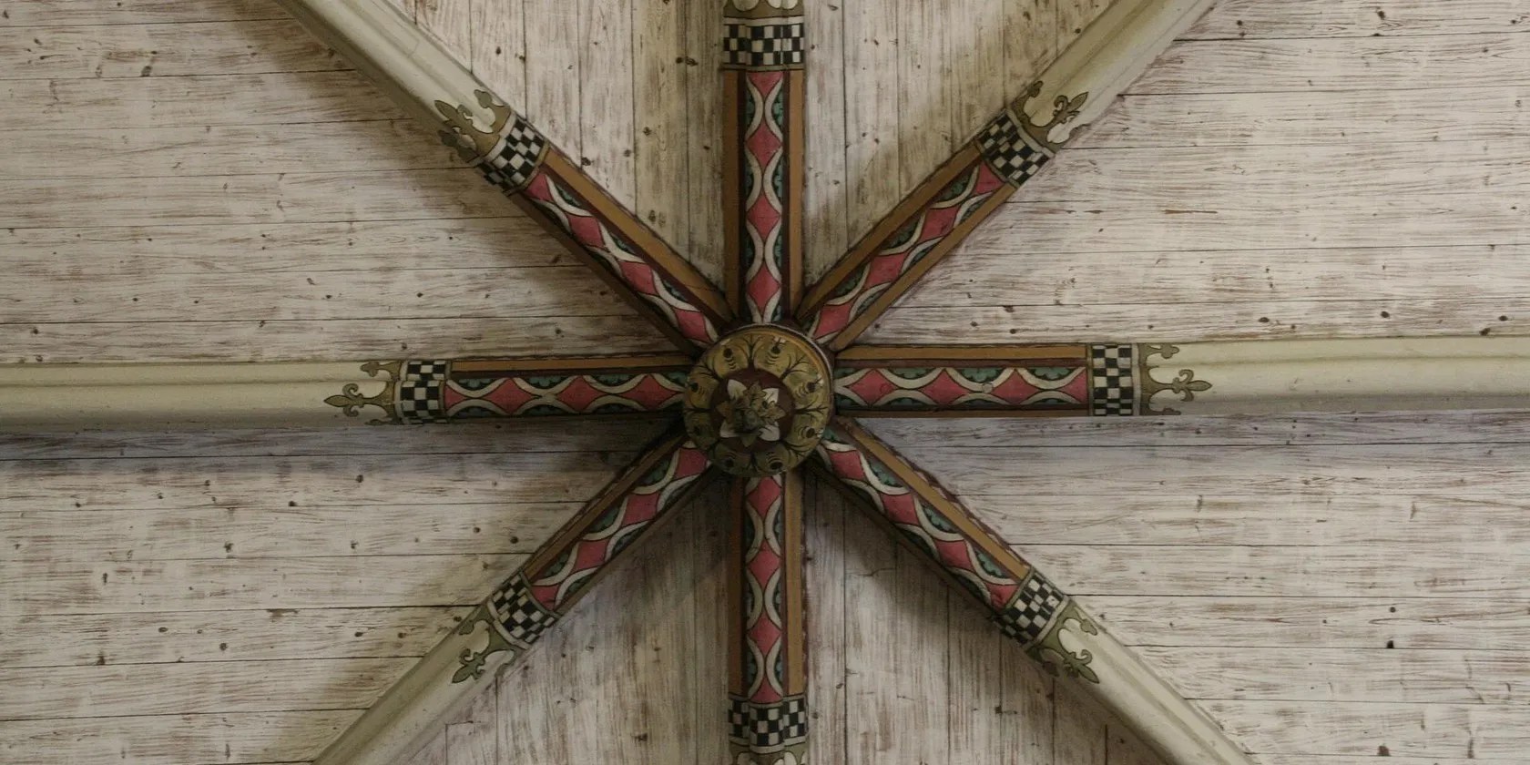 Church keystone and boss