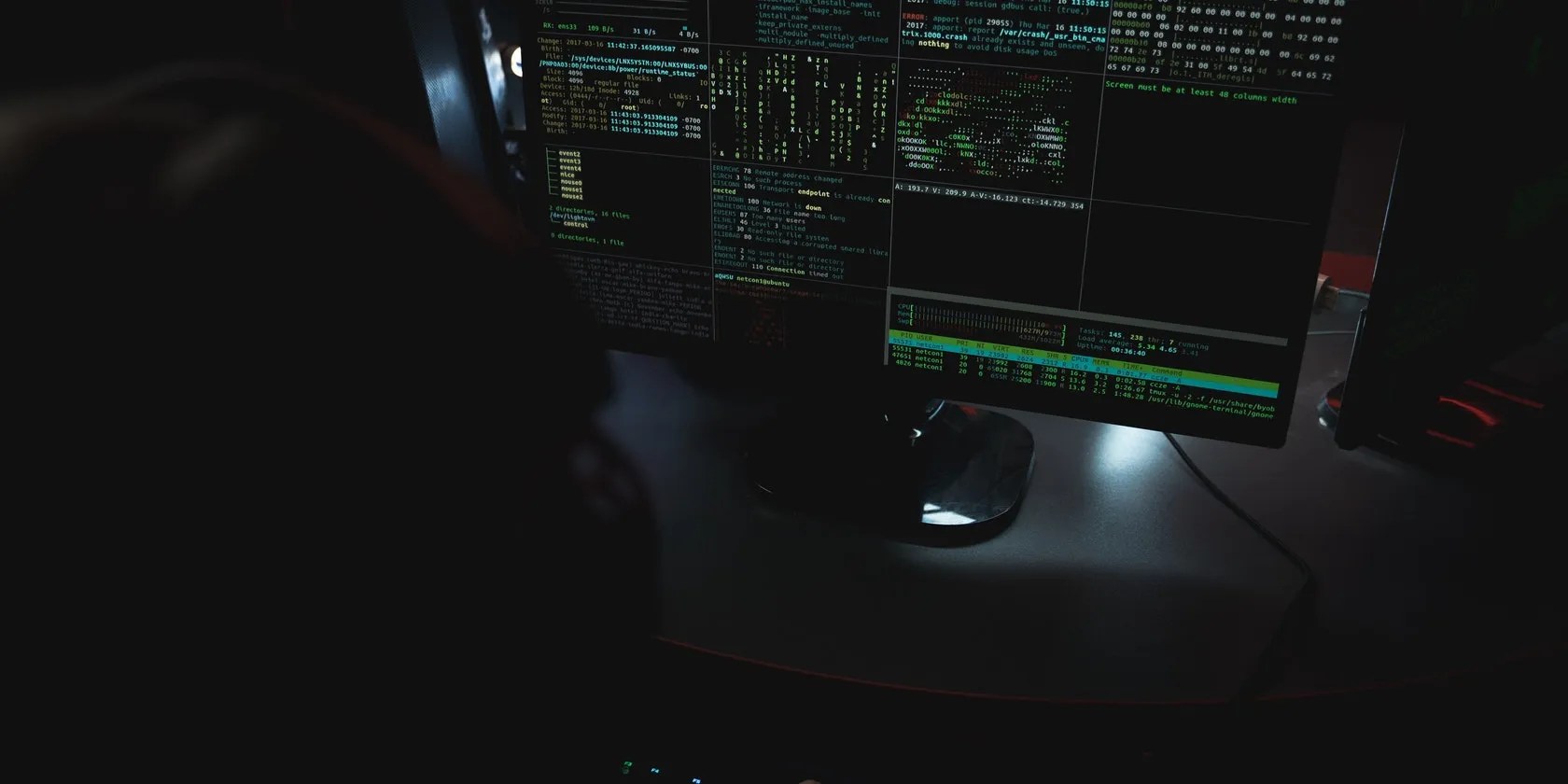 person connecting to remote servers using SSH