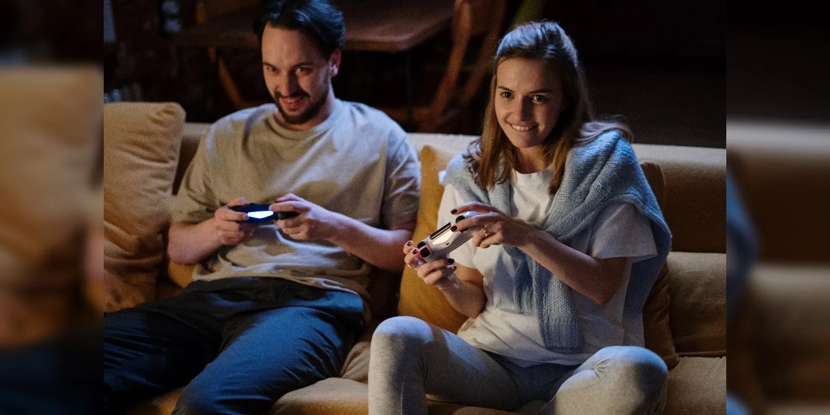 couple gaming together