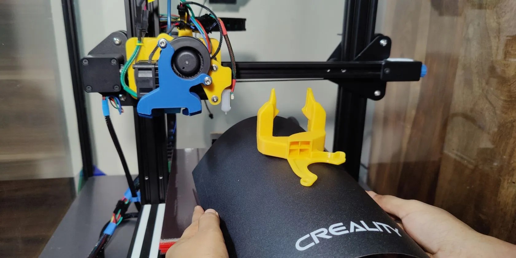 ABS printed part on a cutom designed 3D printer