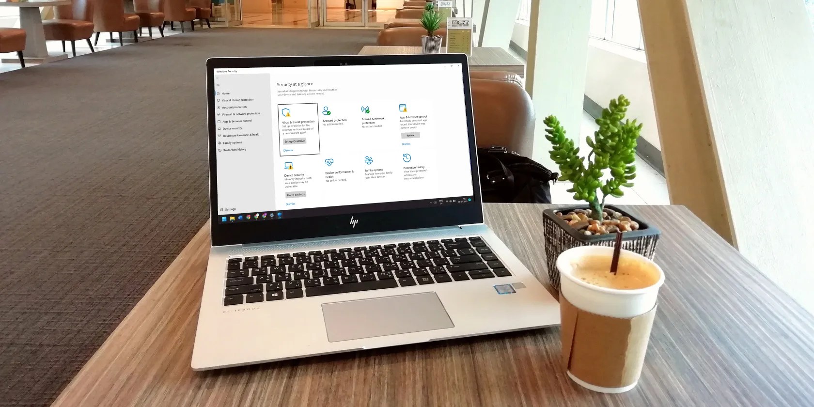 Windows Security App on Windows 11 Laptop