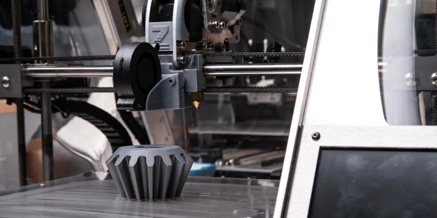A 3d printer printing an object