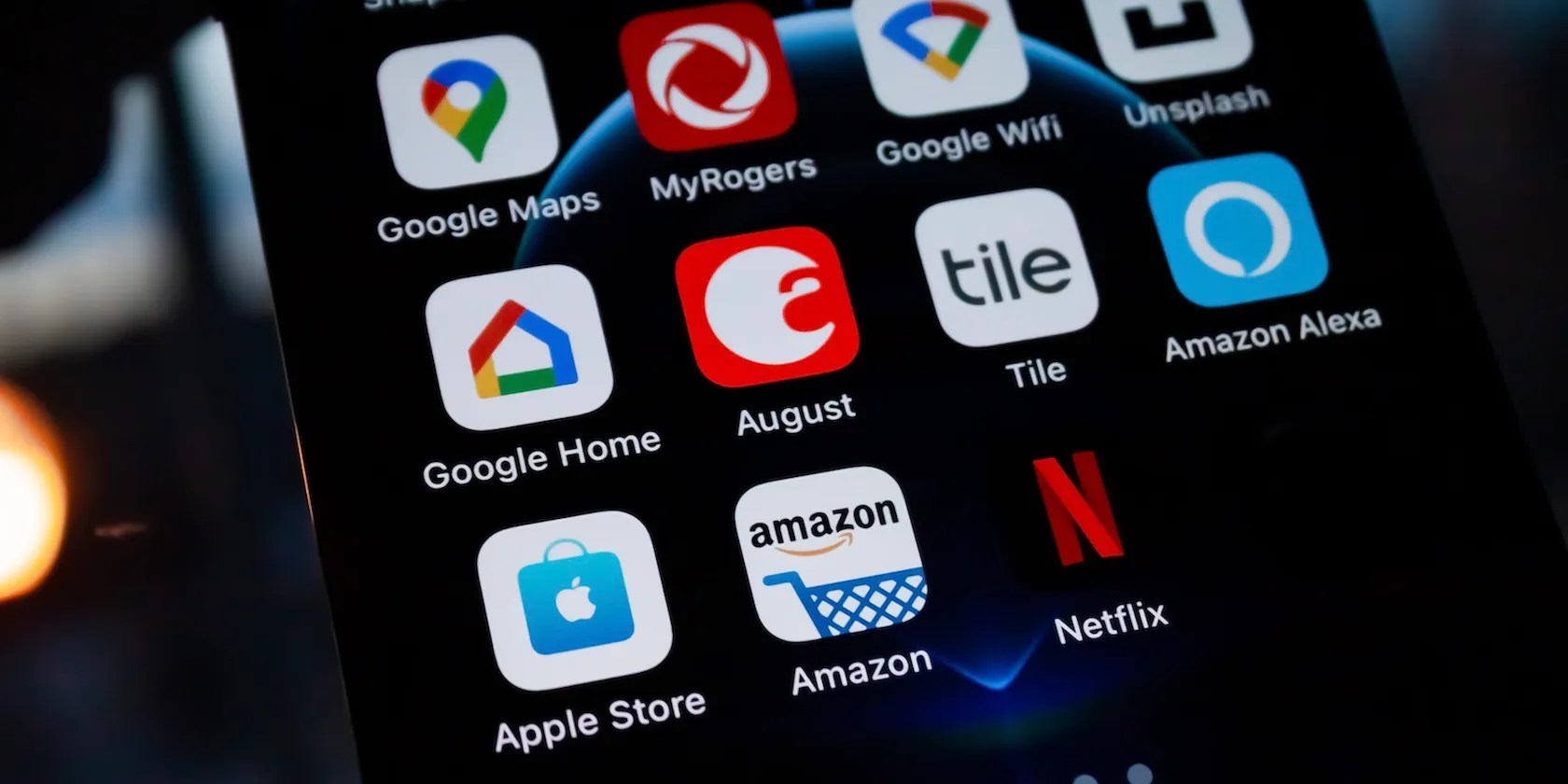 Netflix App on iPhone Home Page