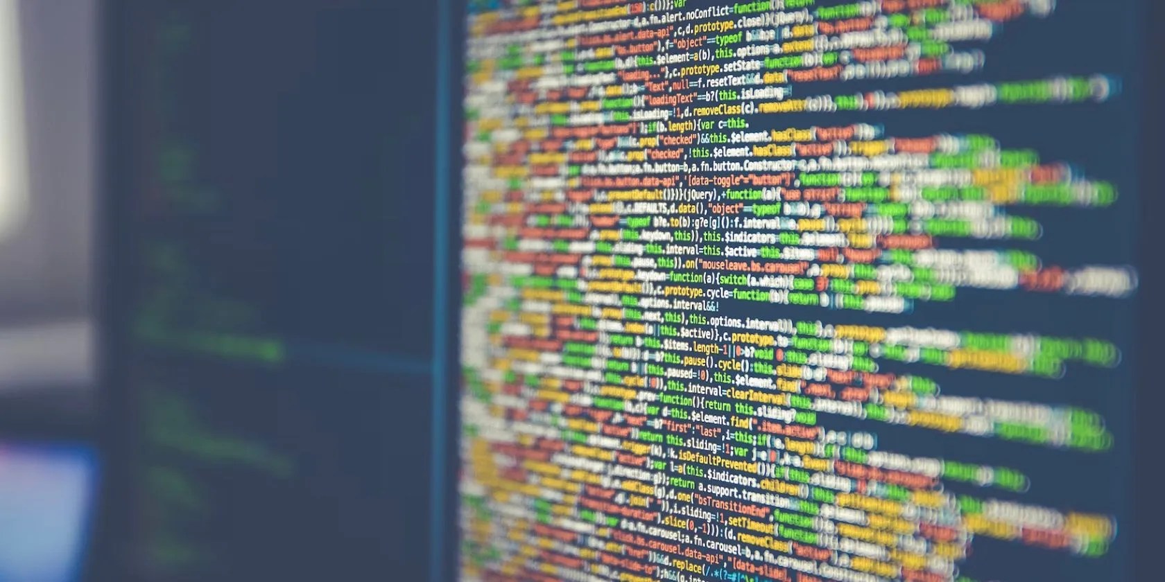 source code on a screen