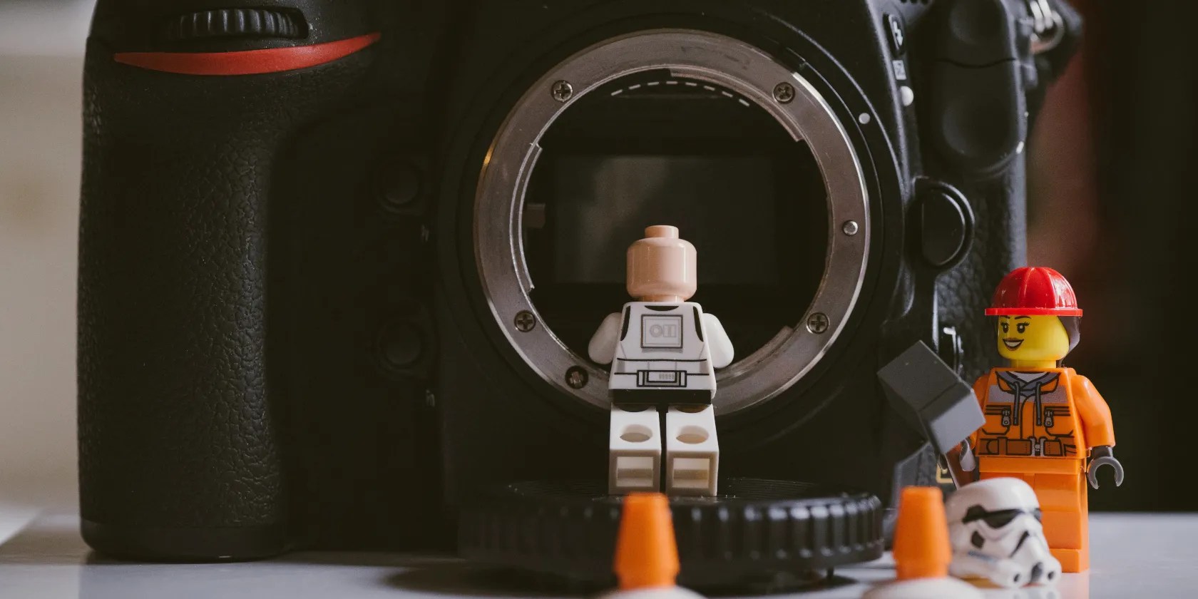 Lego toys and a Camera for Stop Motion Animation