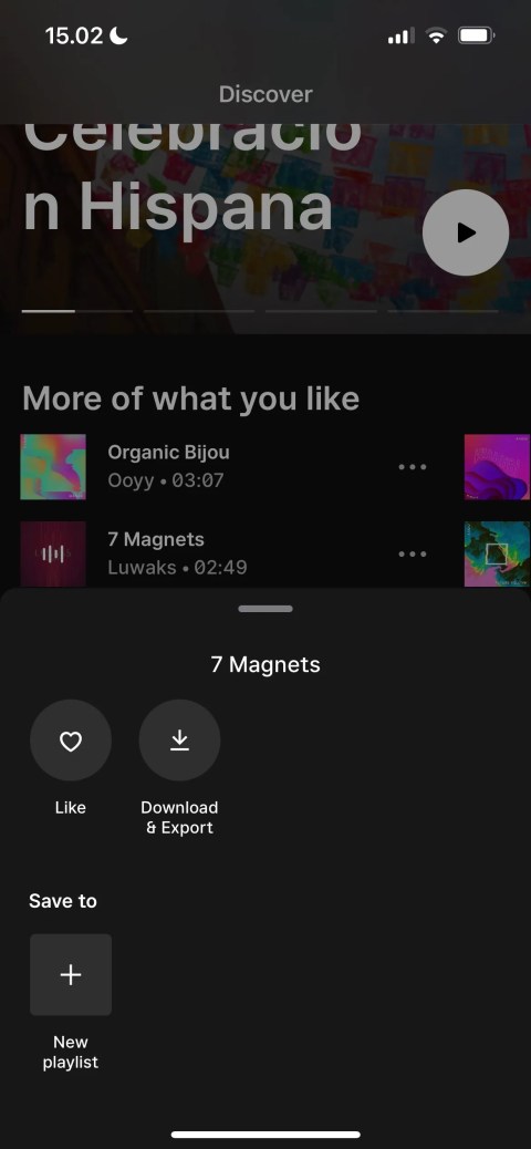 Save a Song in Epidemic Sound