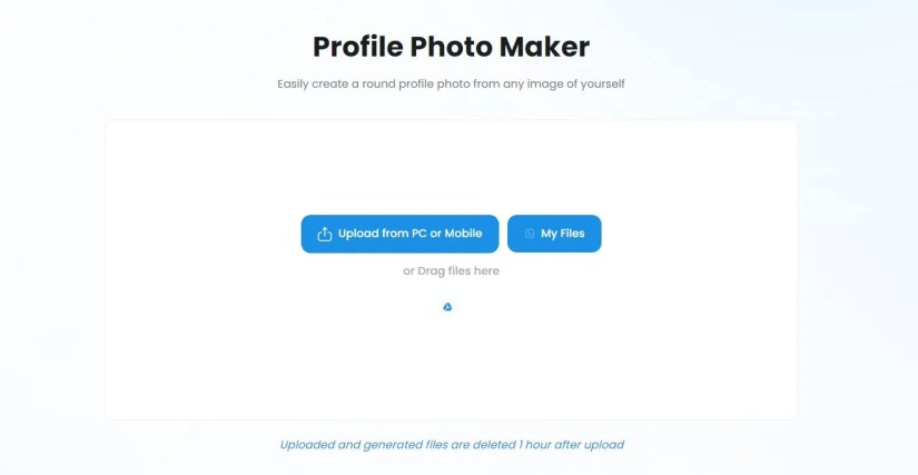 TinyWow Profile photo maker
