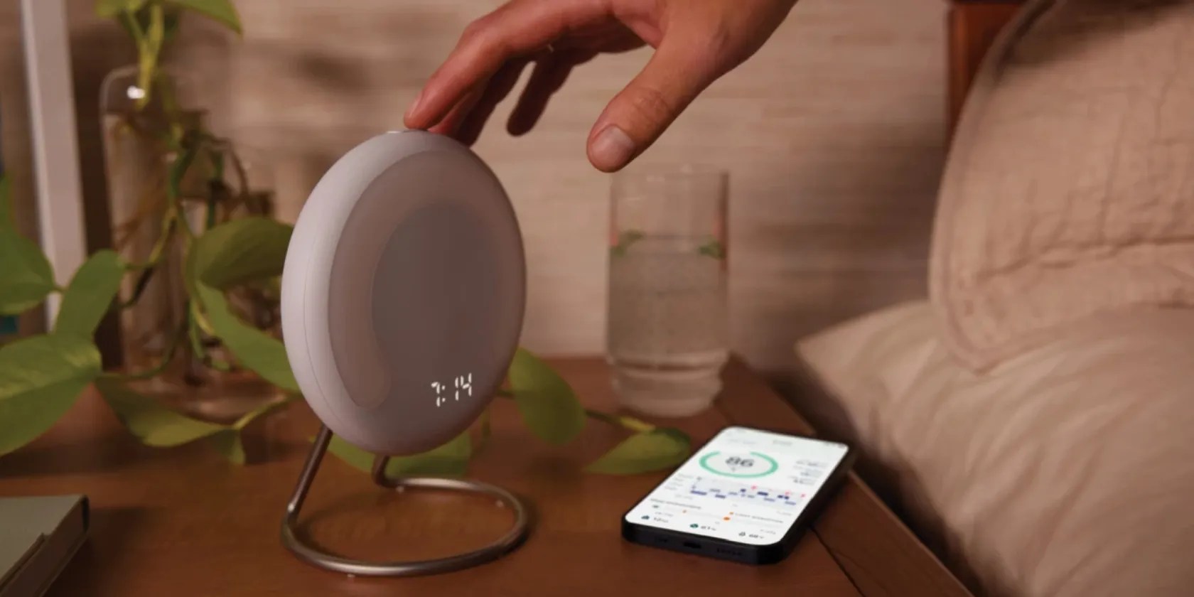 Amazon Halo Rise on table