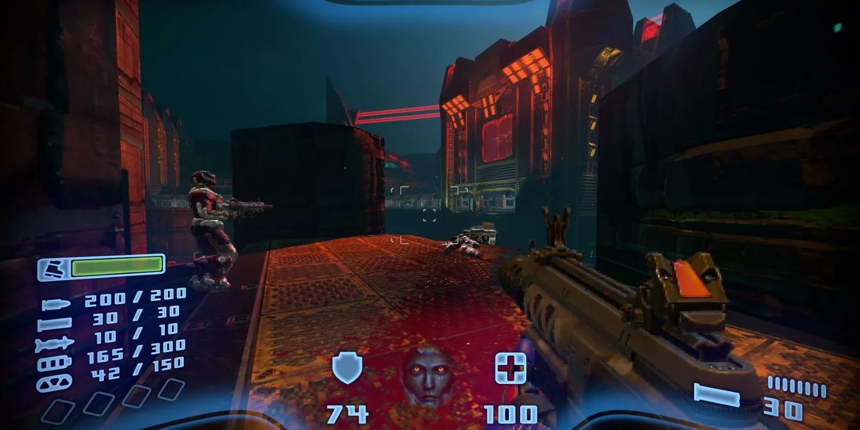 A screenshot of an environment from the Xbox Game Preview title Prodeus