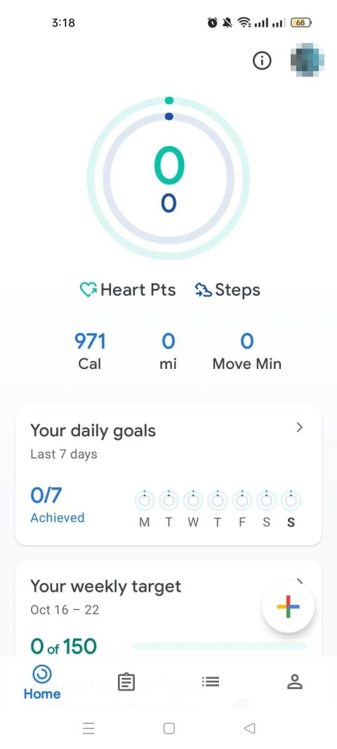 Google Fit - Goals
