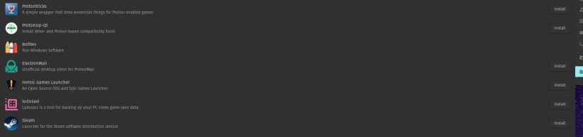 Searching for ProtonUp_Qt in Pop!_Shop