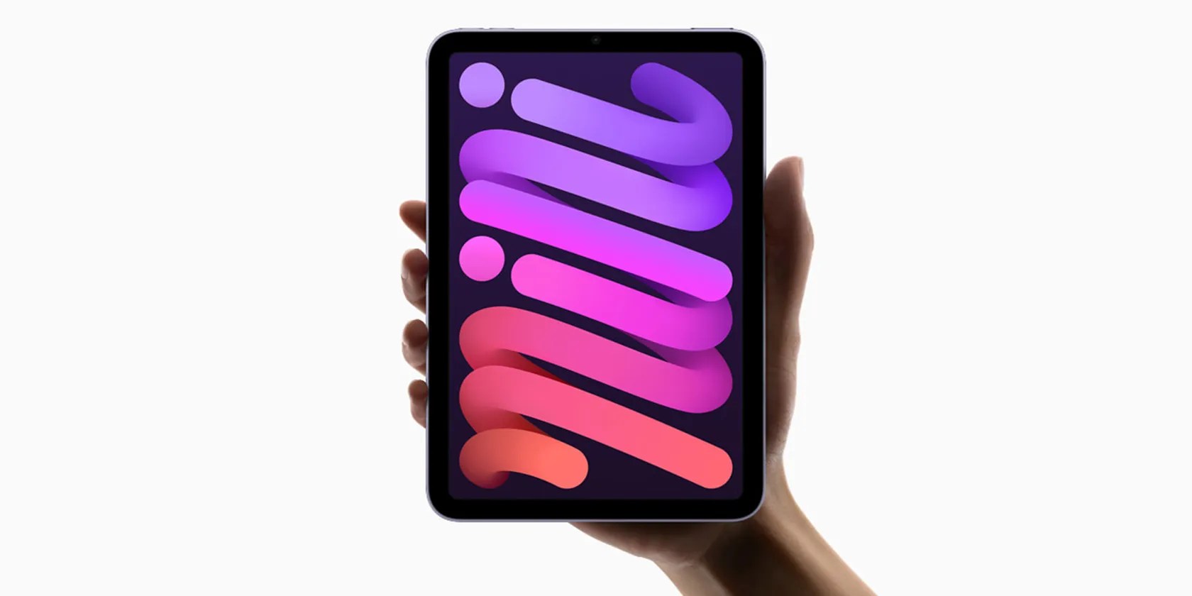 Holding an iPad mini