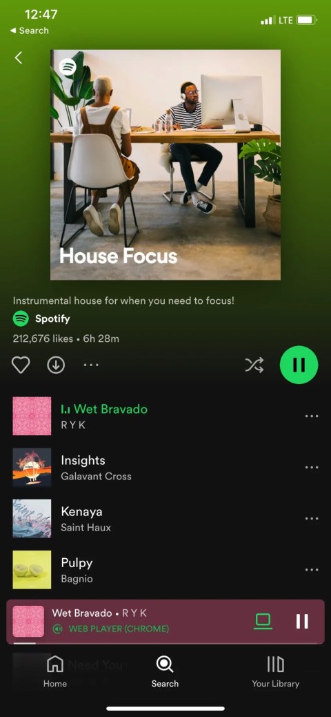 Spotify house focus playlist