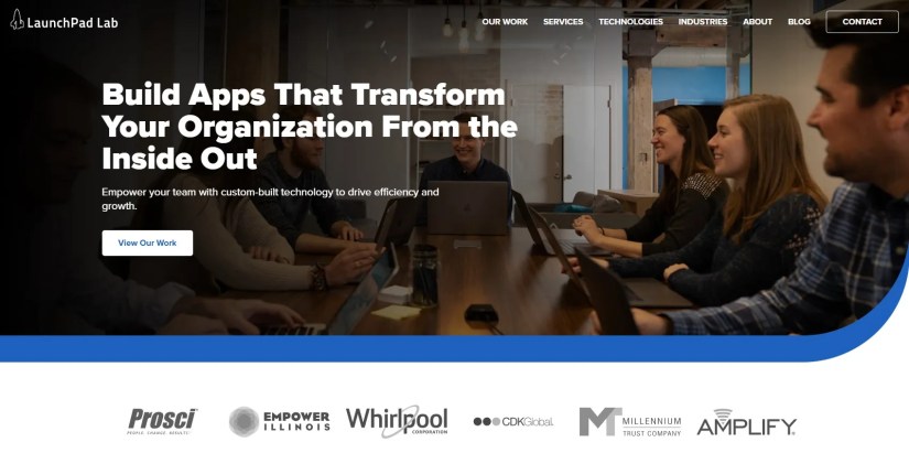 launch pad lab website dev