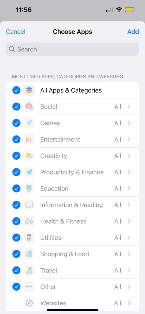 lock all iphone apps using screen time