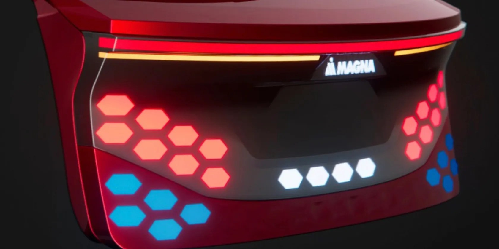 Rear tail lights with Magna Breakthrough lighting