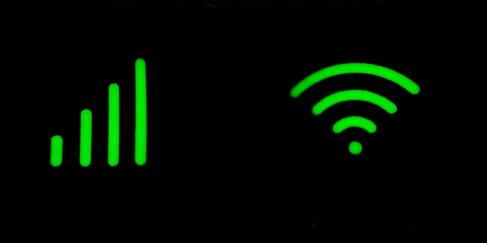 internet connection and signal icons