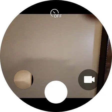 Galaxy Watch Camera Controller timer