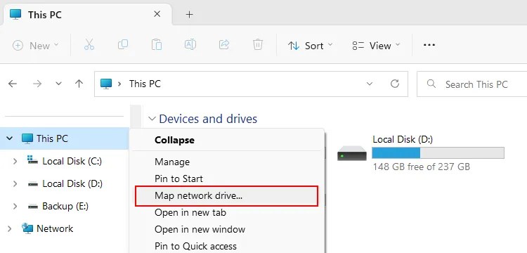 This PC Context Menu In Windows