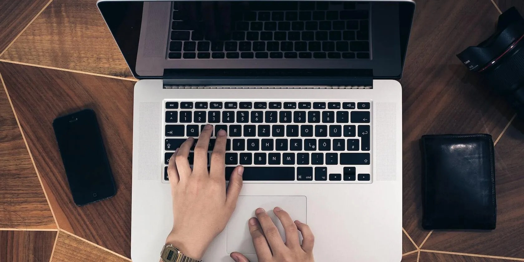 Person working on computer