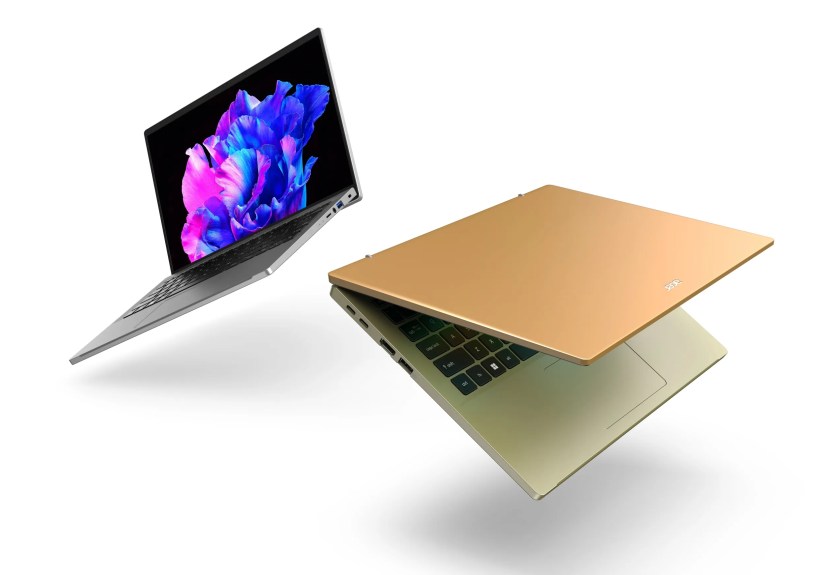 Acer Swift Go 14 different colours angles