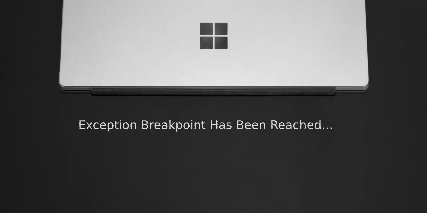 exception breakpoint has been reached