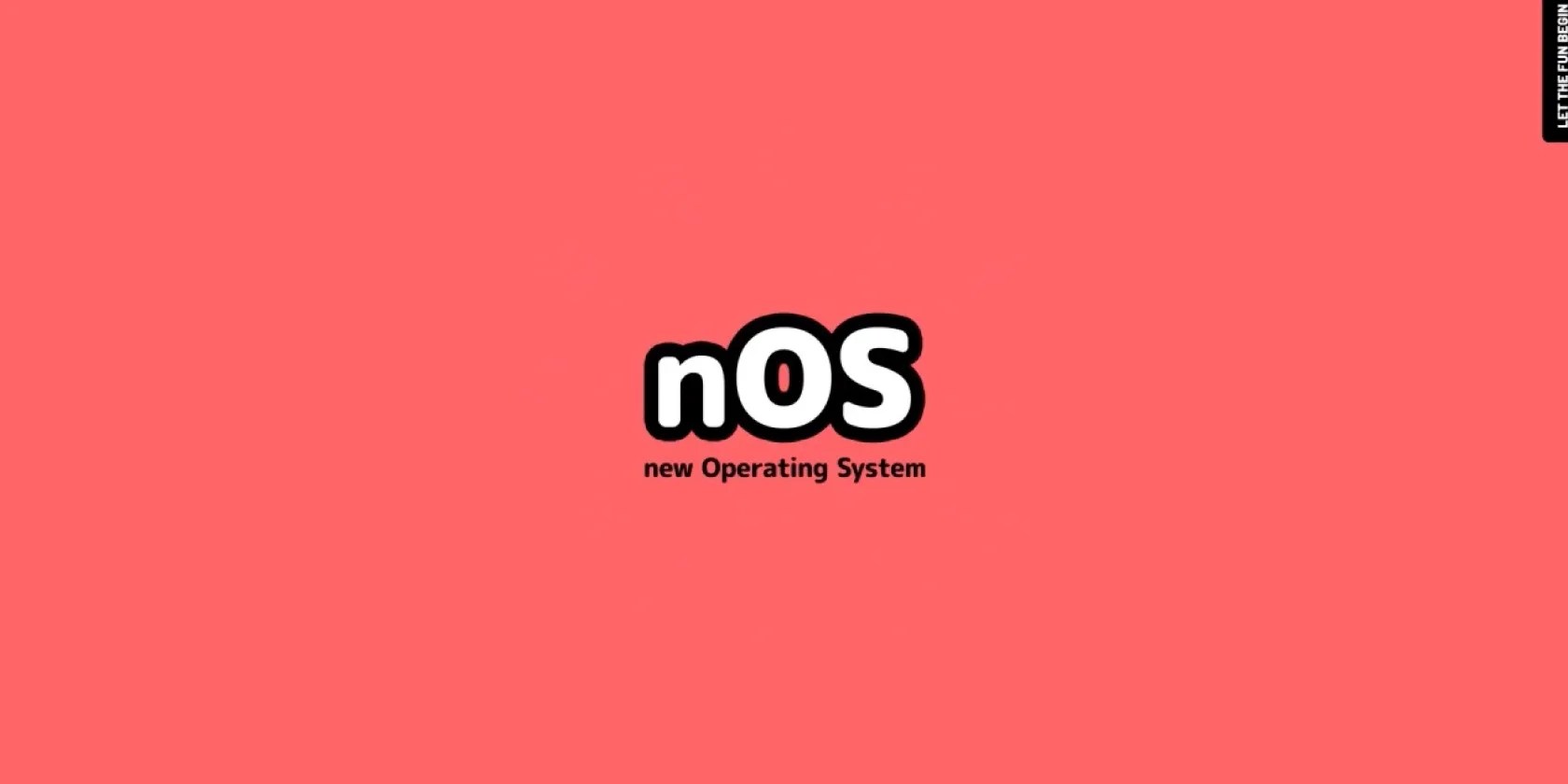 A screenshot of the New Operating System application loading screen on a Nintendo Switch