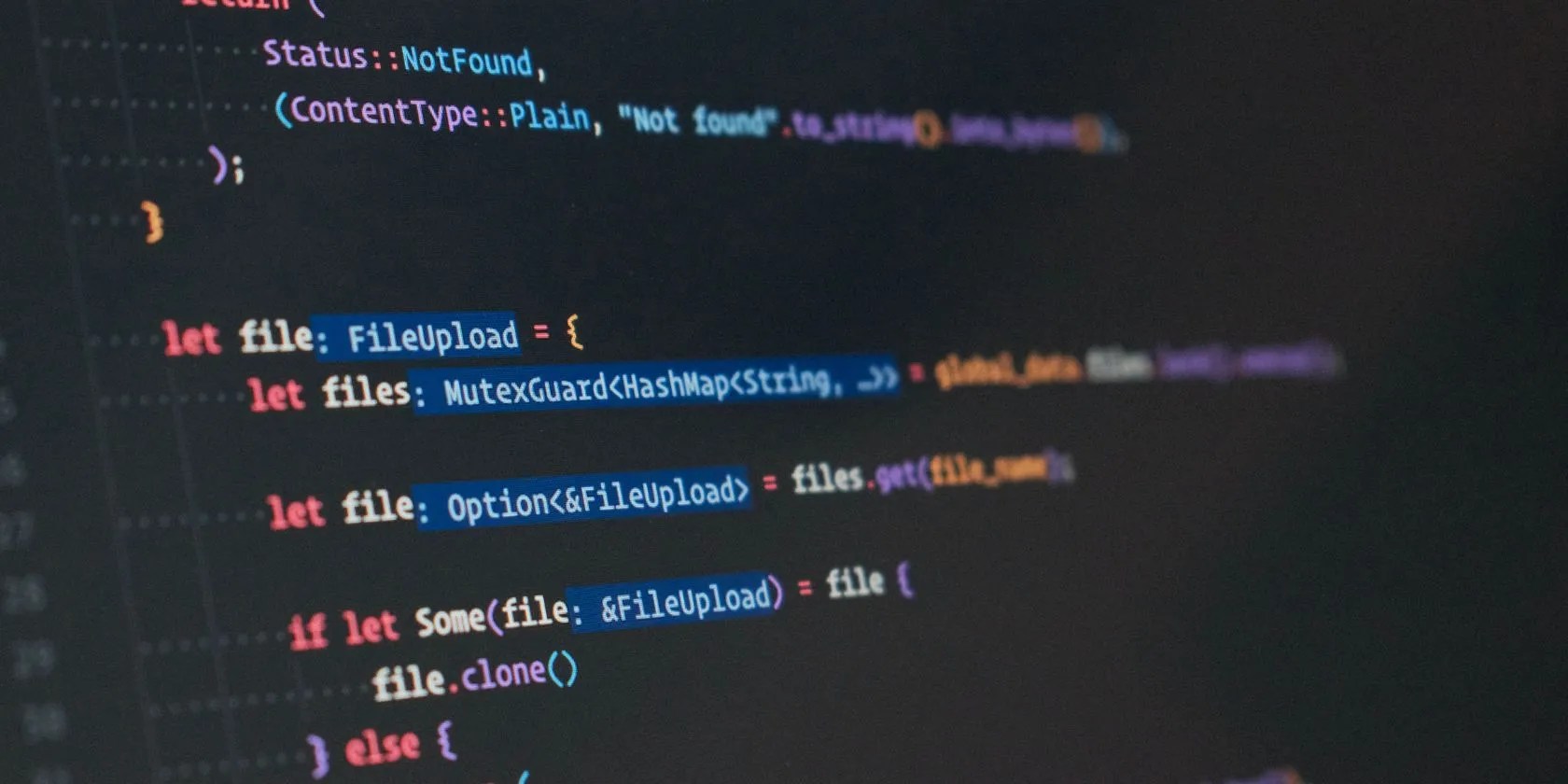 Rust code that interacts with files